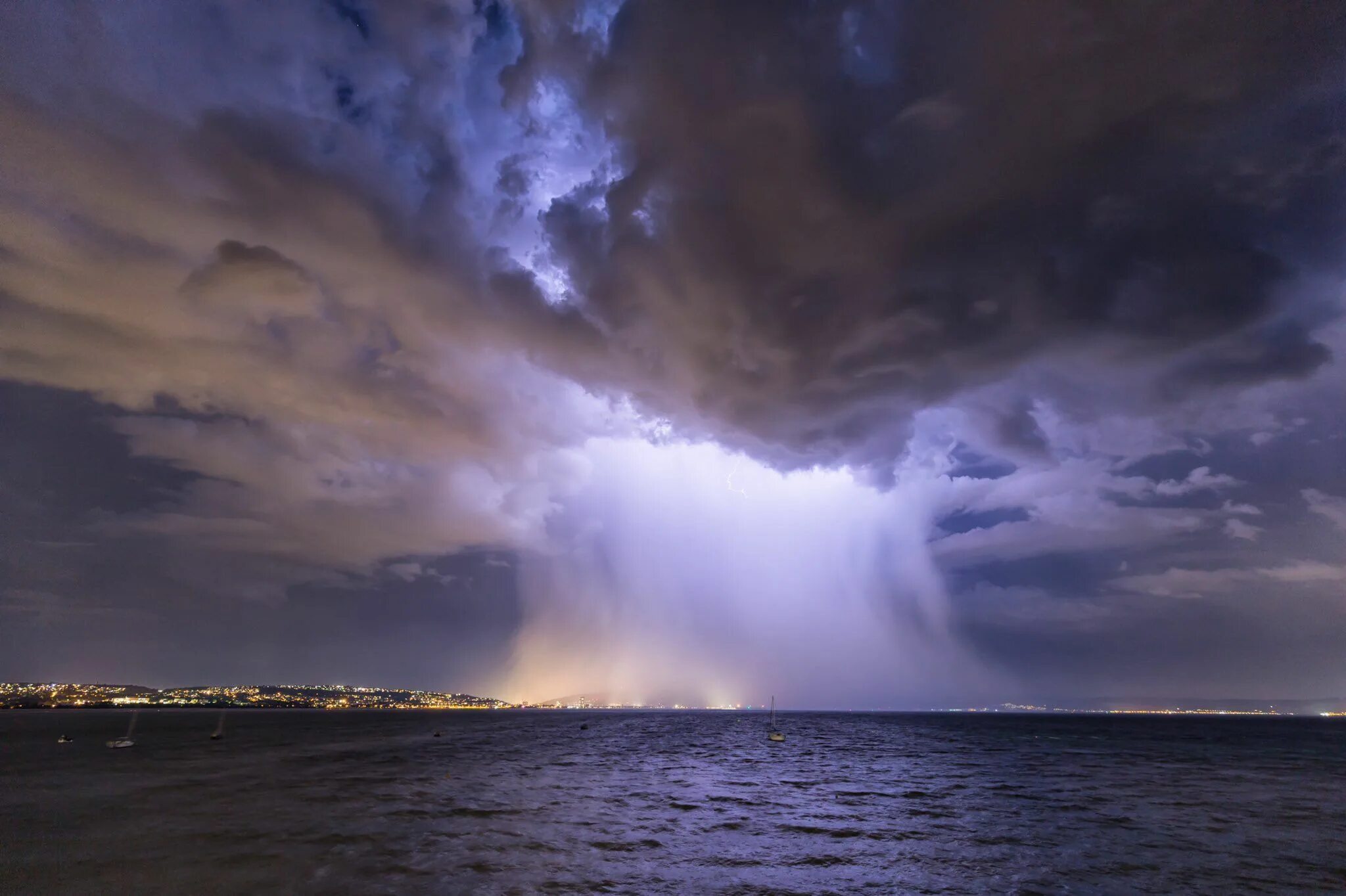 Августовский шторм. Microburst. Storm August. Weather photo.