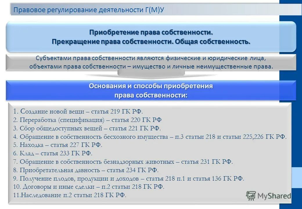 Статья 219 пункт 3