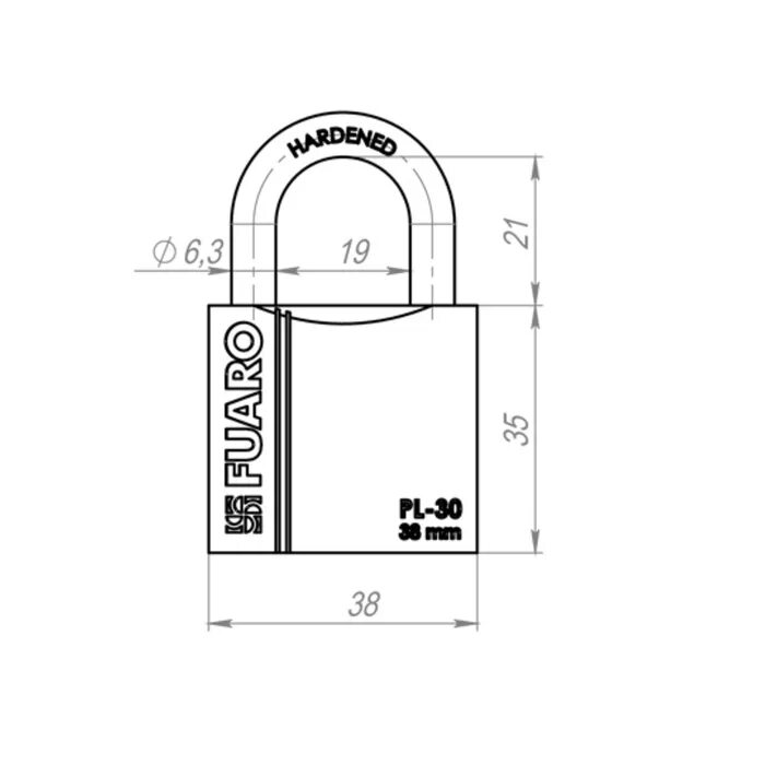 Корпус замка навесного. Замок Фуаро pl 25. Навесной замок РЕМОКОЛОР 25x40x13 мм; дужка 4 мм чертежи. Размеры навесного замка. Диаметр замка навесного.