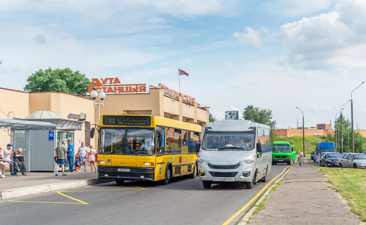 Т.222: Партизанский, 103Б - ст.м. Автозаводская - Мінскрэклама