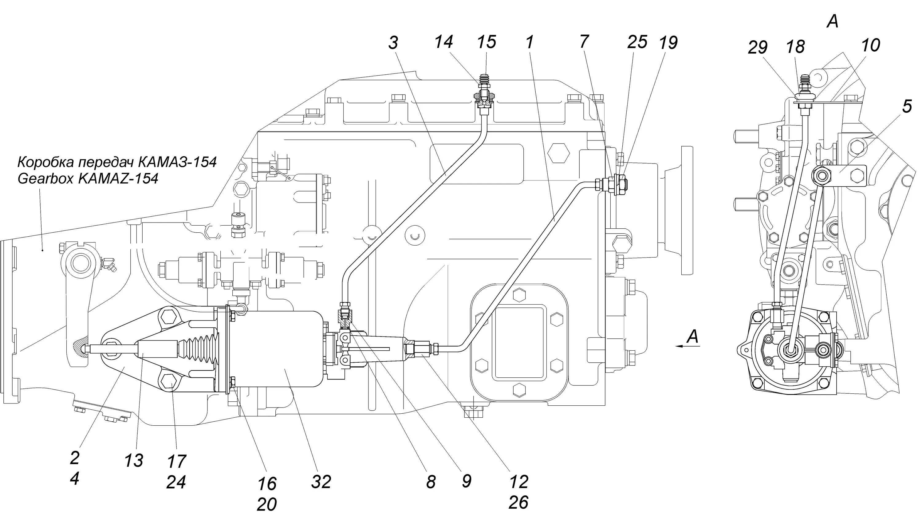 Камаз коробка устройство. Переключатель делителя КАМАЗ КПП 154. Привод КПП 154 КАМАЗ схема. Коробка передач КАМАЗ 154 схема. Коробка КАМАЗ 5320 154.