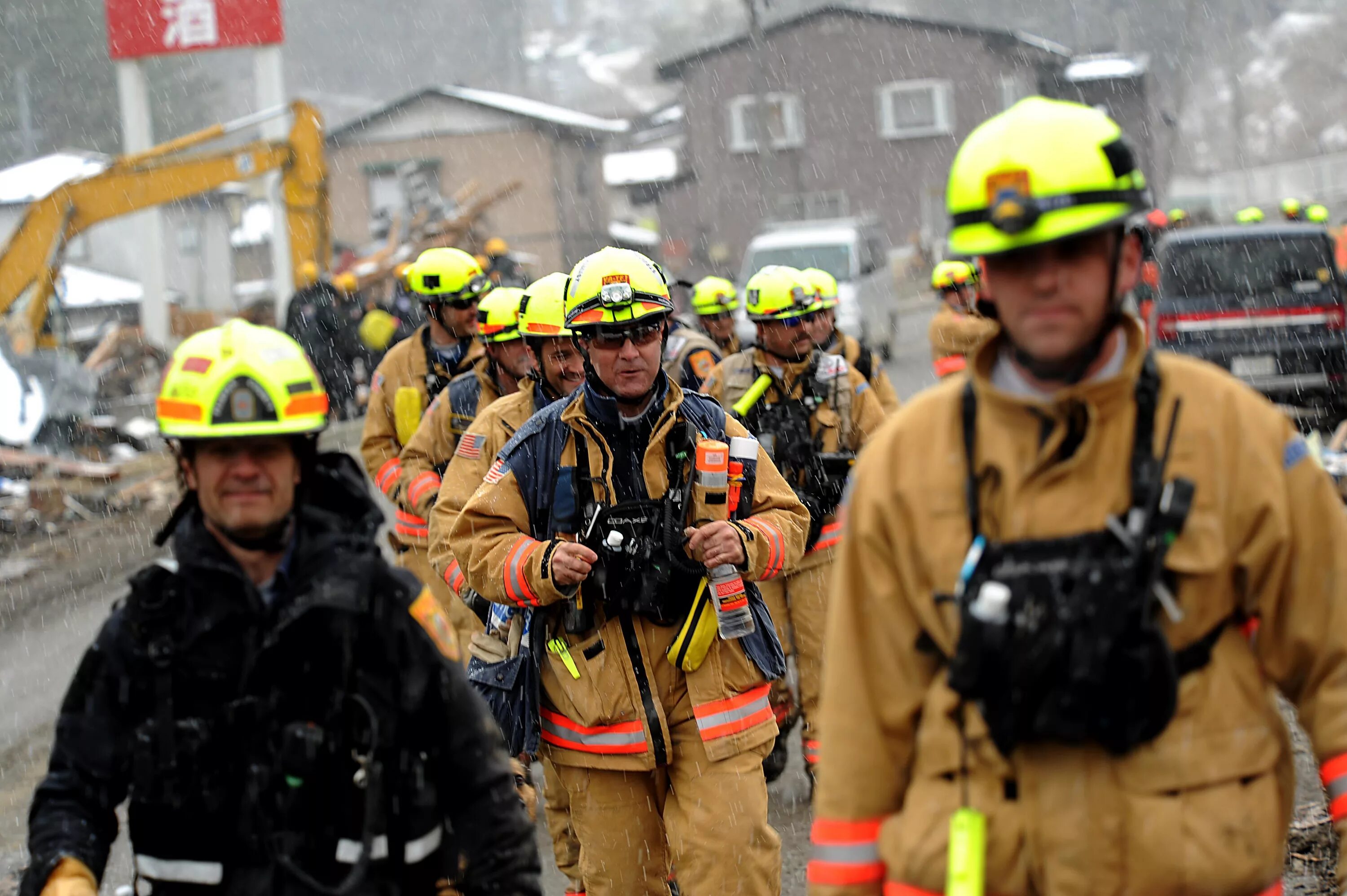Task rescue. Rescue worker.