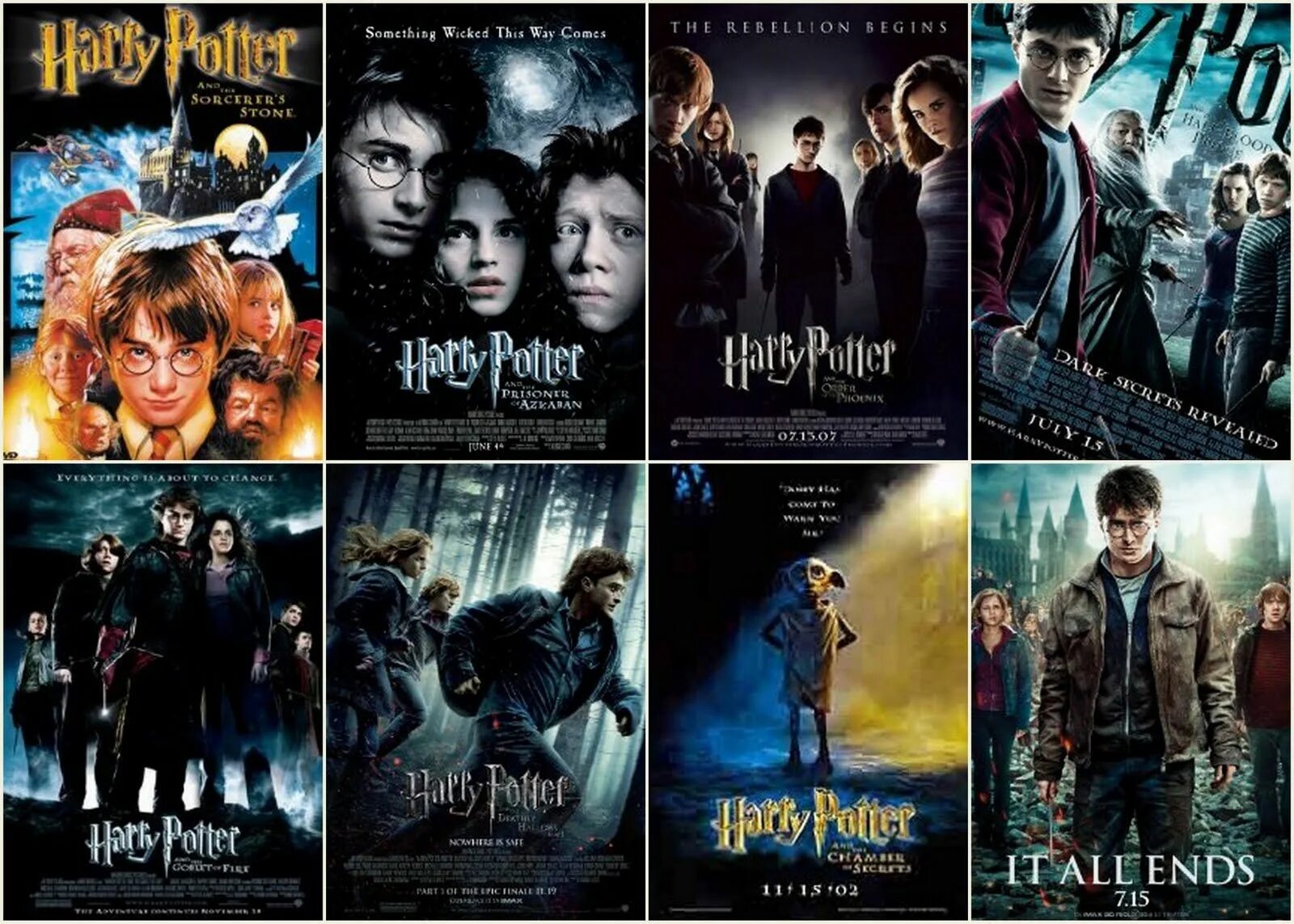 Harry potter is a series