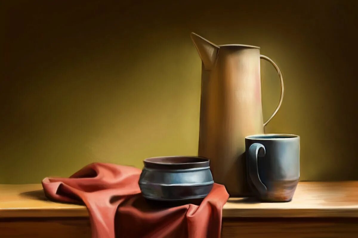 Натюрморт с предметами быта. Натюрморт постановка. Постановки для живописи. 3 бытовых предмета. Натюрморт постановка.