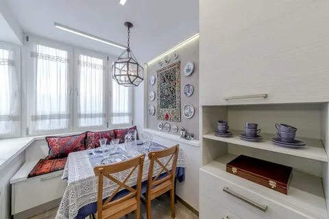 Балкон зона кухни