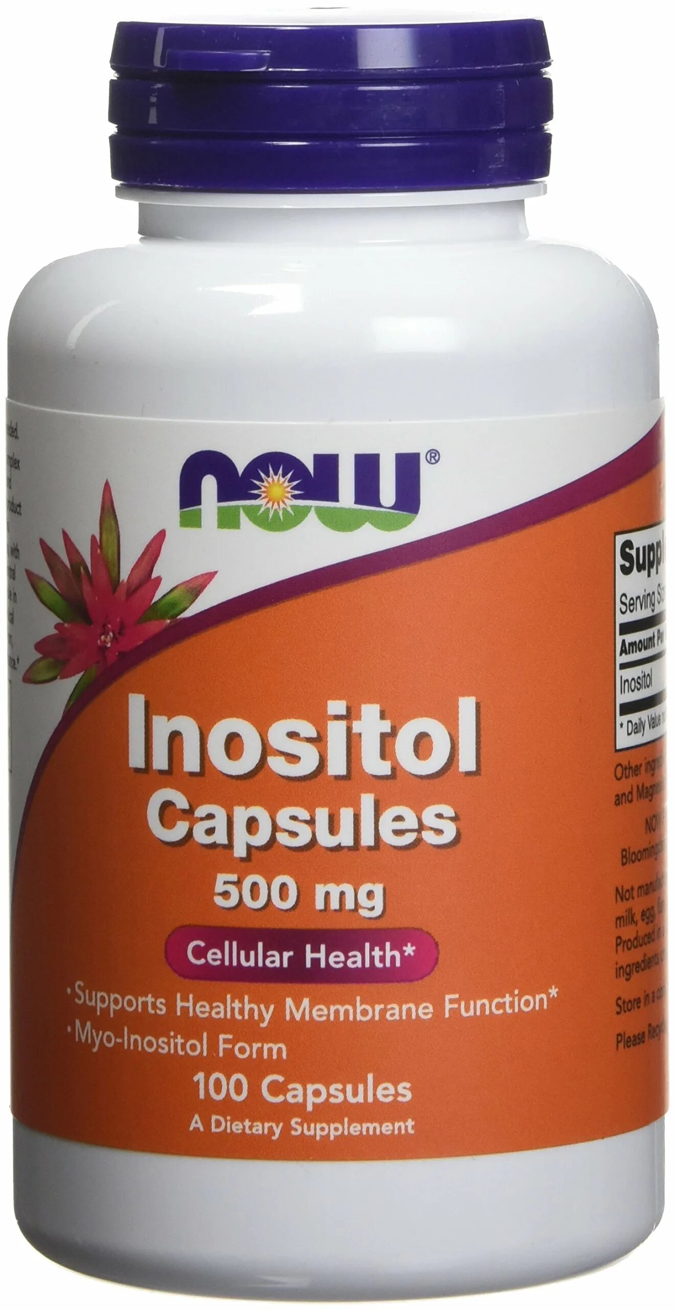 Inositol Capsules 500 MG. Мио инозитол Now. Now foods, 500 мг инозитол. Now Inositol 500 MG 100 капс.. Инозитол для чего назначают