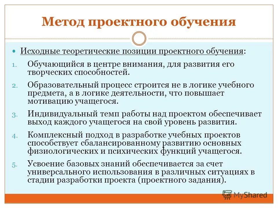 теоретические уроки технологии