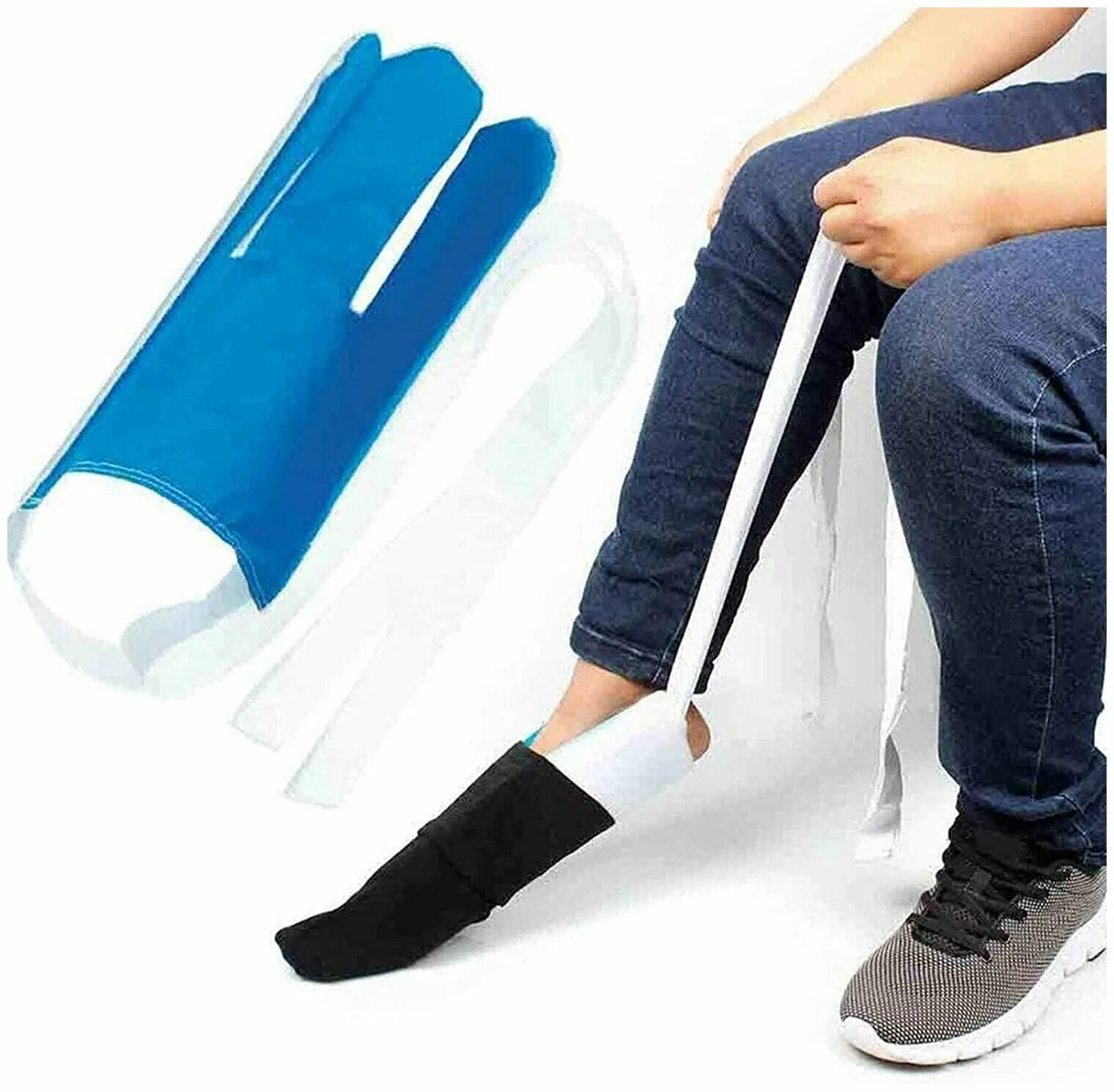 Приспособления для одевания. Помощник для надевания носков надевайка. Приспособление для одевания компрессионного трикотажа s1002-2. Приспособление для надевания носков. Захват для надевания носков titan/мир титана da-5301.