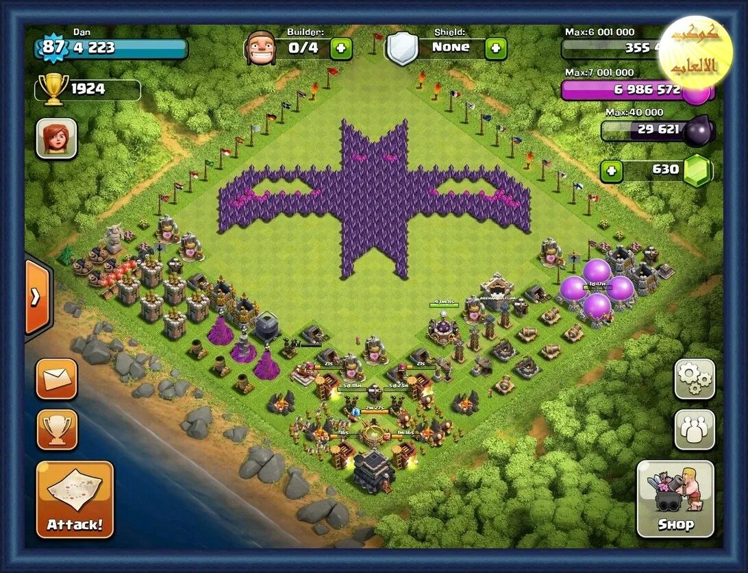 Clash of clans iphone. Столица кланов Clash of Clans. Клэш оф кланс столица клана. Столица клана из Clash of Clans. Колоды с Йети в клэш оф кланс.