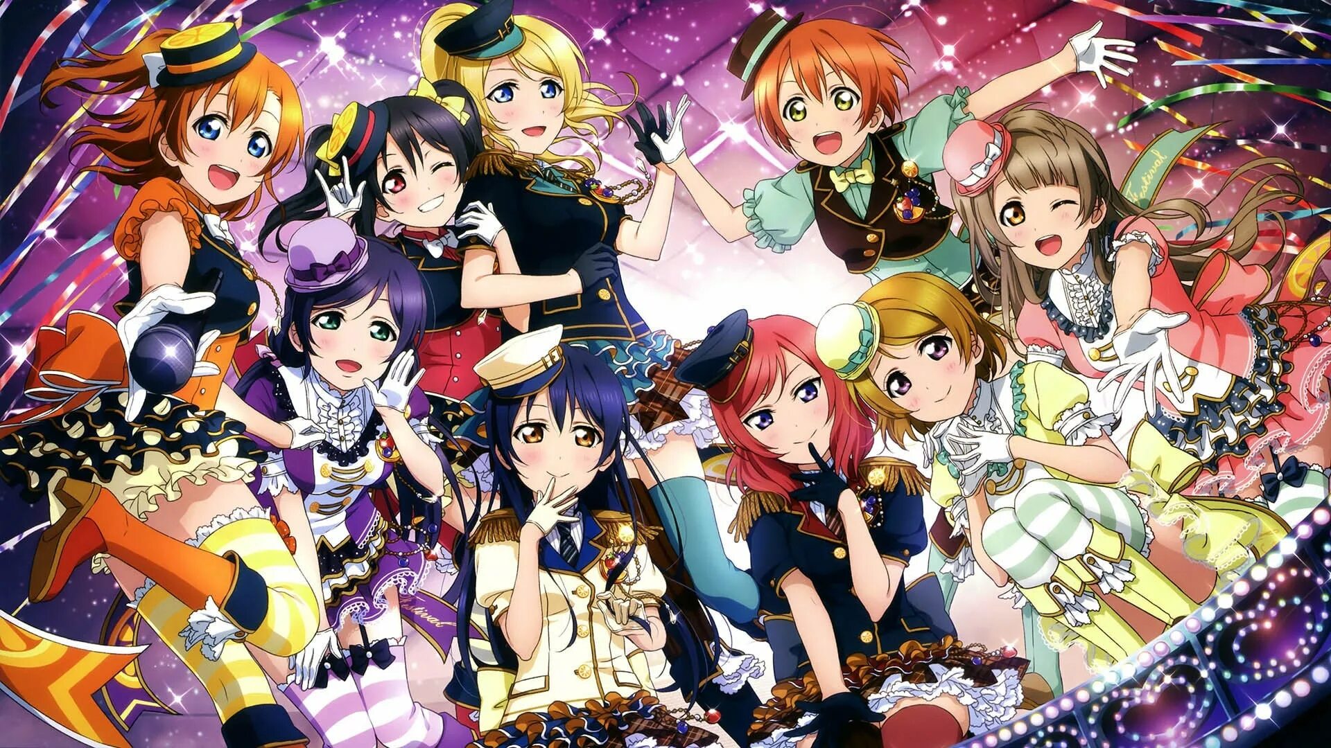 Проект живые идолы. Love Live School Idol Project игра. Love Live School Idol Project.