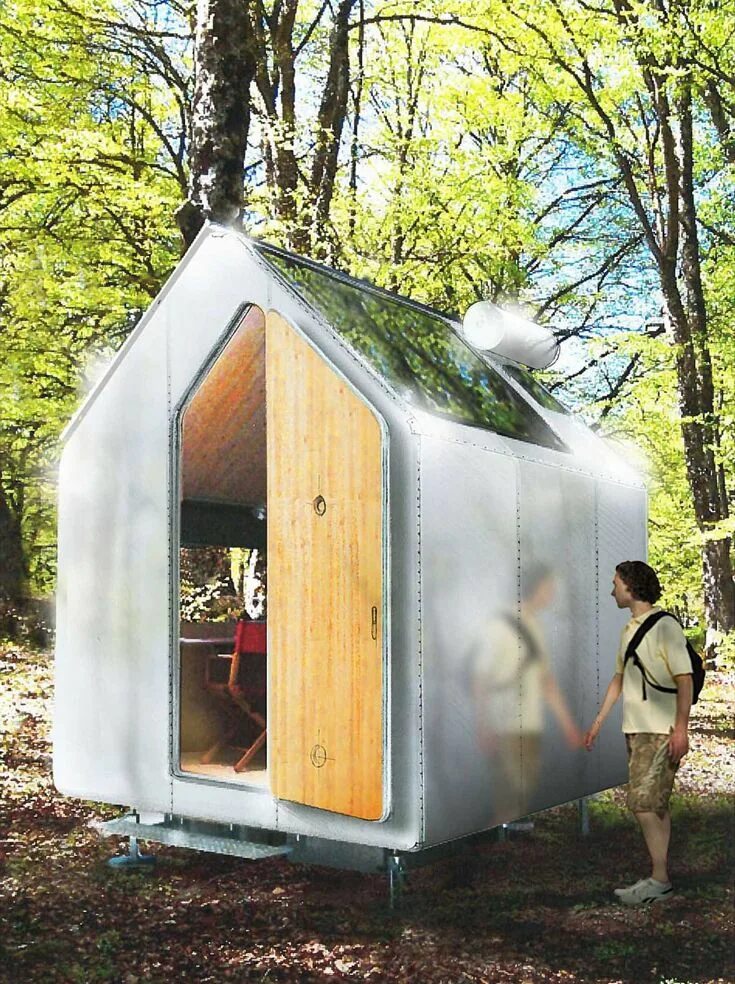 Микро дом. Микродом диогена. renzo piano micro house. micro-house diogene. тини хаус микро дом.