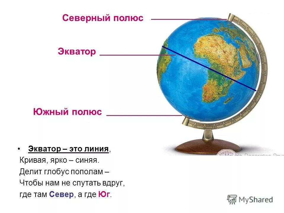 Что такое полюс. Экватор на глобусе. Экватор земли. Глобус с названием полюсов. Экватор Северный и Южный полюс.