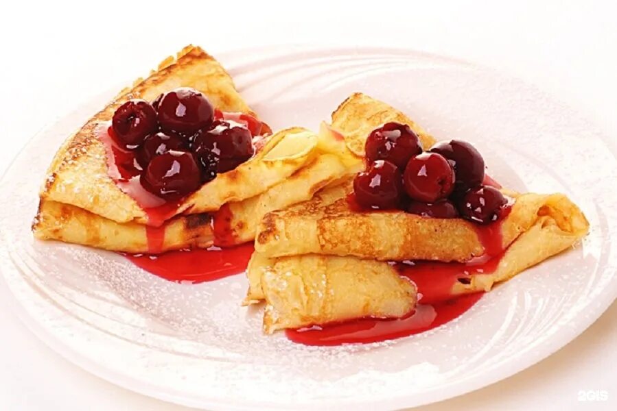 блины с вишней