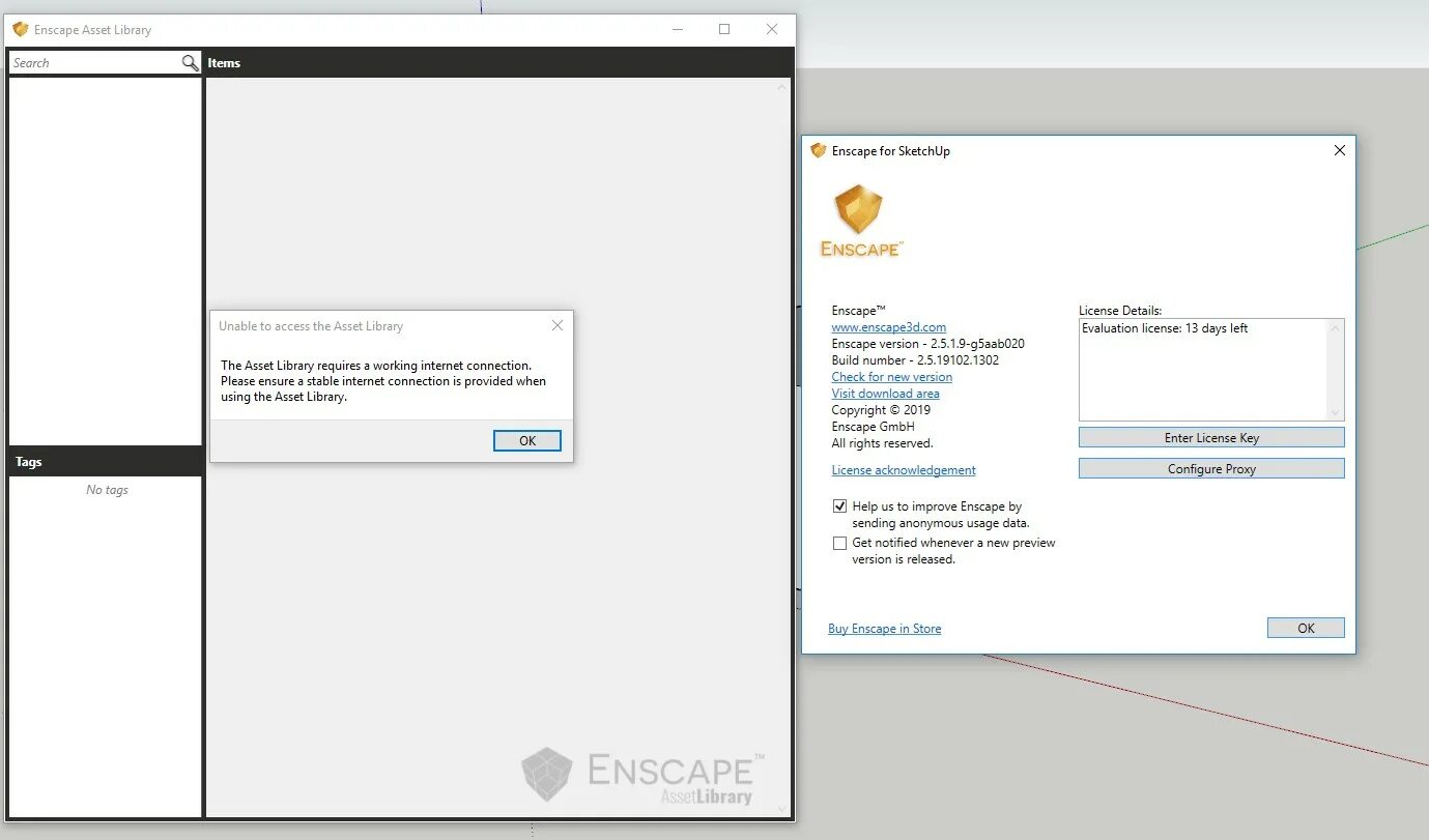 Asset library. Установка Enscape. Enscape системные требования. Enscape лицензионный ключ активации. Лицензирование и конфиденциальность в Enscape.