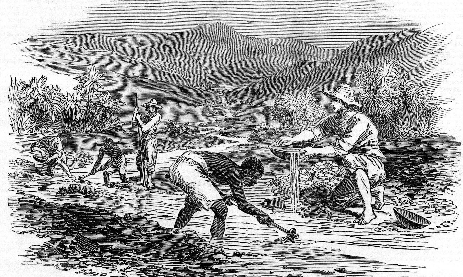 Gold Rush 1849. Золотая лихорадка 1849 Калифорния. Золотая лихорадка в Калифорнии в 1848 году.. Золотая лихорадка рисунок.