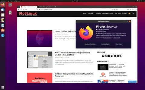 Mozilla linux