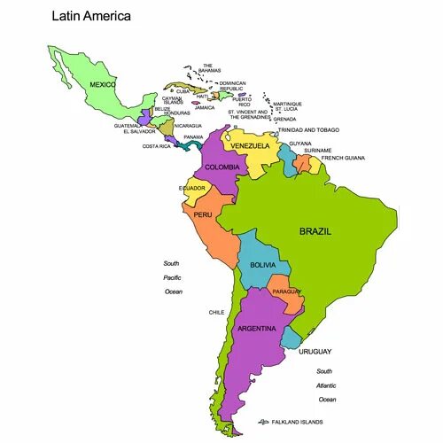 Карта Латинской Америки со странами и столицами. Столицы Латинской Америки. Столицы Южной Америки. Карта Латинской Америки со столицами.