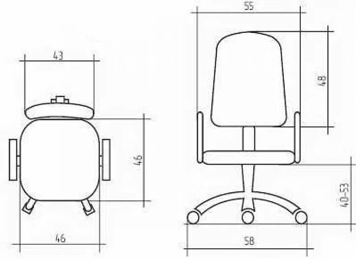 Размеры офисного стула. Офисное кресло 606f чертеж. Размер кресла офисного на чертеже. Офисный стул чертеж архикад. Кресло компьютерное вид сбоку чертеж.