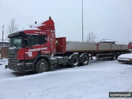 Тягач под полуприцепом