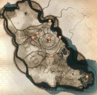 Assassin s creed mirage карта