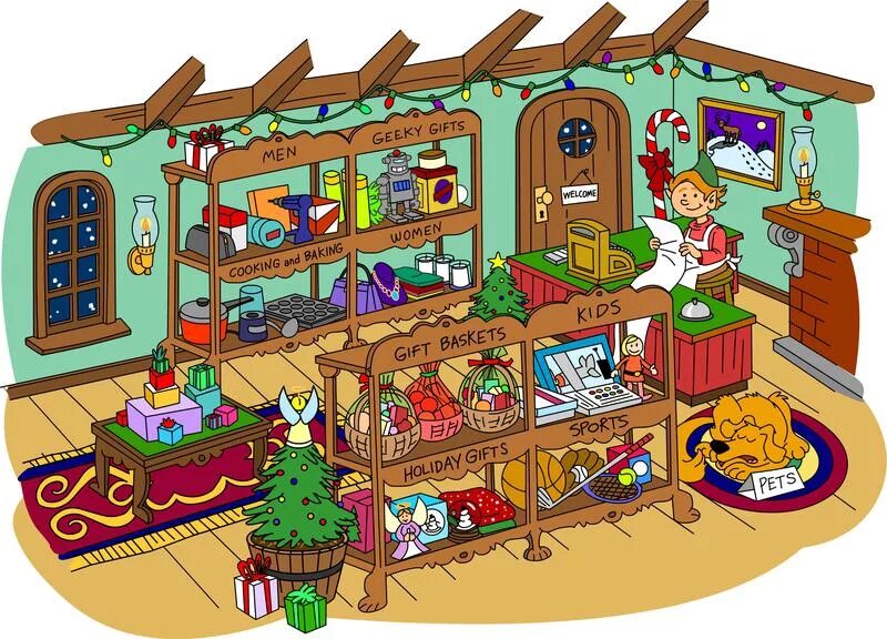 They re the shop. Магазин cartoon. Gift shop картинки. Toy shop картинка для детей. Gift shop картинка для детей.