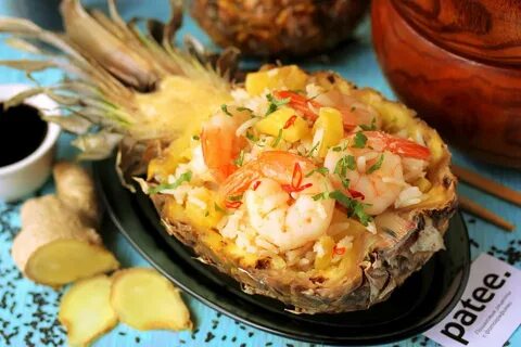 Ананас с морепродуктами