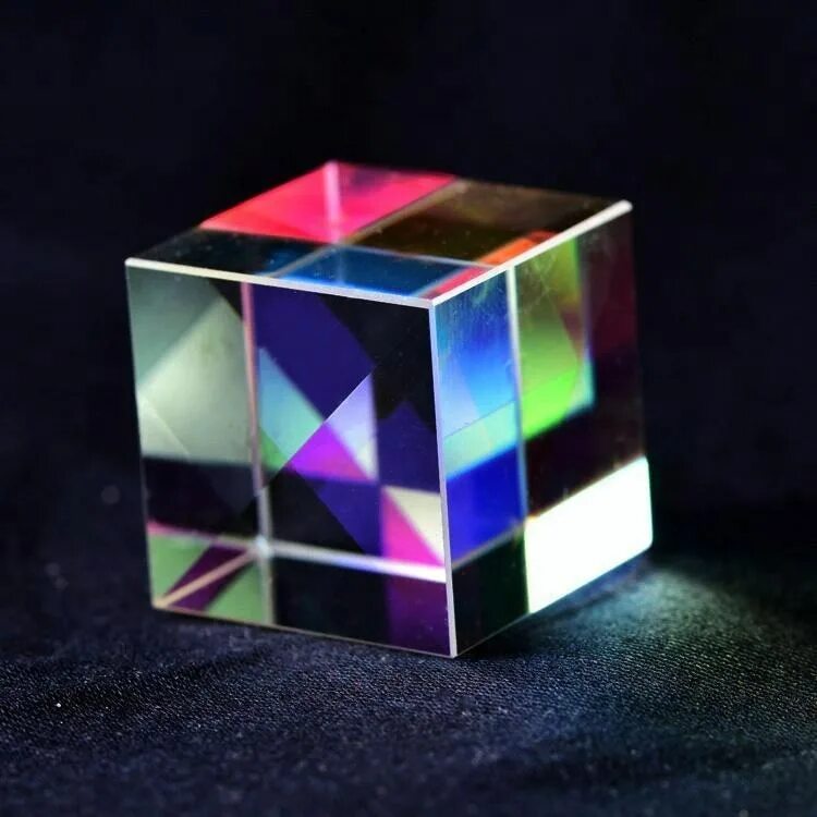 Оптическое стекло x-Cube, дихроический куб. Дихроическая Призма куб. Стеклянная Призма. Треугольная Призма стеклянная. Cube x3