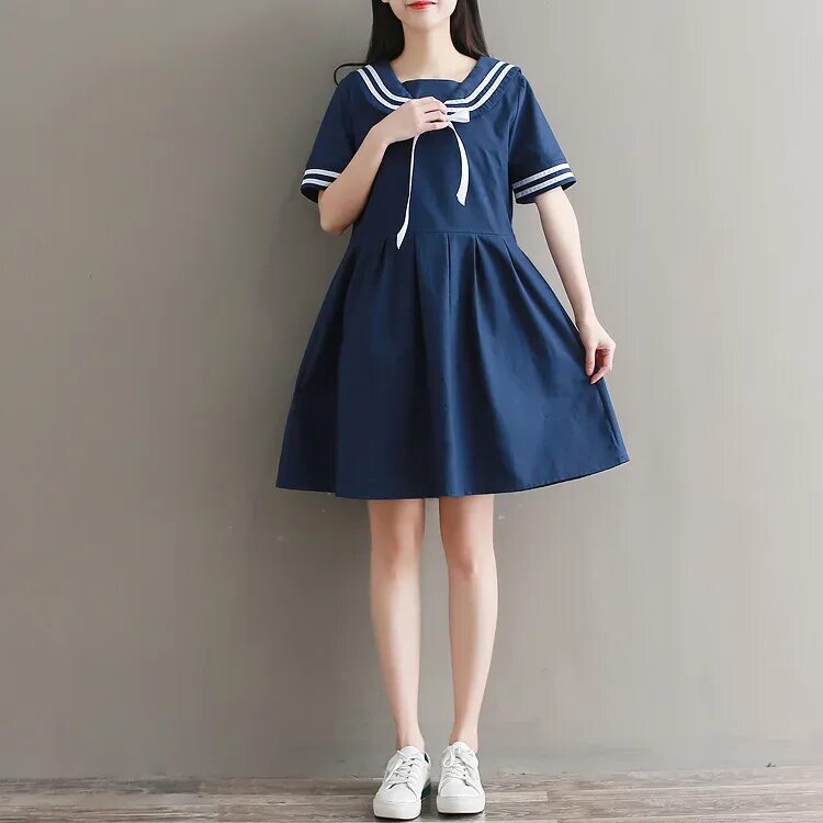 Sailor dress. Платье с воротником матросски. Платье в морском стиле. Vintage sailor. Костюм морячки для женщины.
