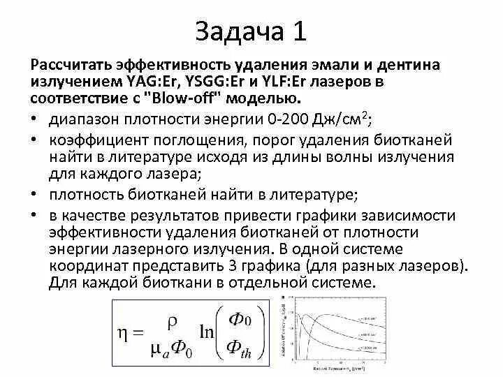 Плотность лазерного излучения