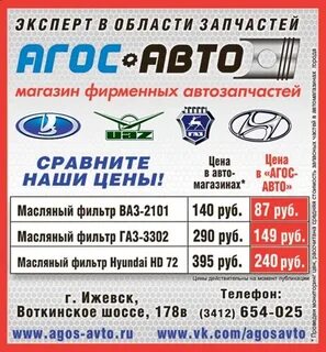 Агос ижевск воткинское шоссе