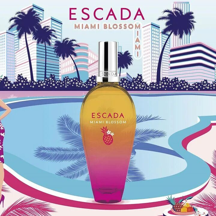 Эскада Miami Blossom. Escada Miami Blossom EDT (W) 100ml. Escada Miami Blossom 100 ml. Escada Miami Blossom 30ml.