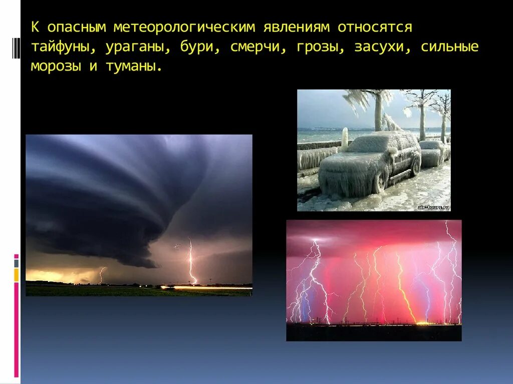 Сообщение об атмосферном явлении 6 класс