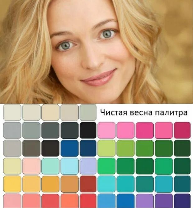 Какие цвета идут цветотипу