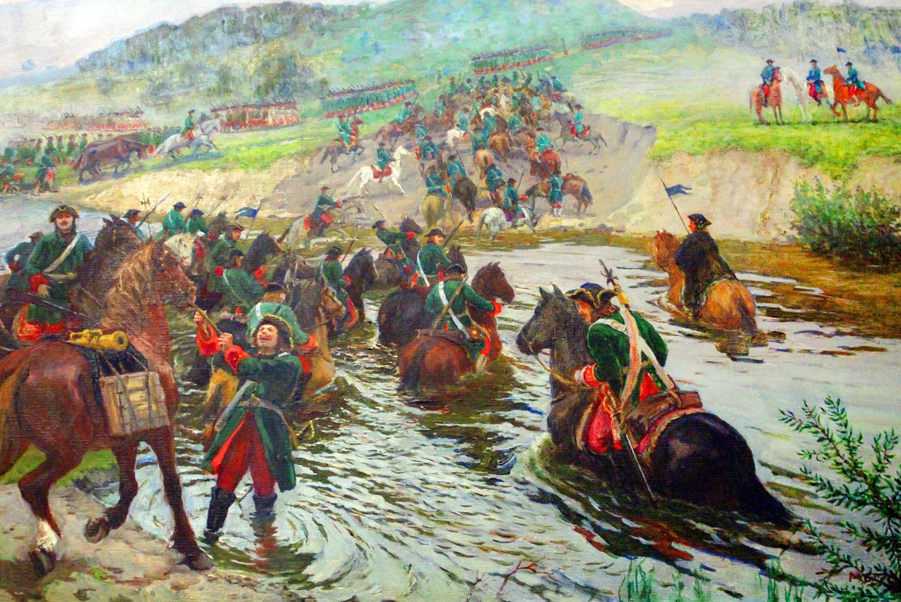 Битва у селения. Битва под ставучанами 1739.