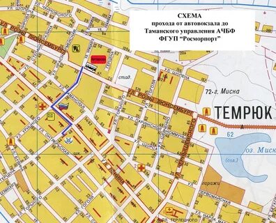 Карта темрюка
