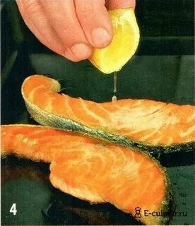 Стейк семги приготовление