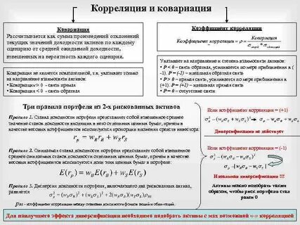 Ковариация и корреляция