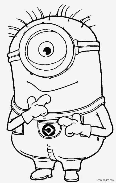 Free & Easy To Print Minions Coloring Pages Minion coloring pages, Minions color