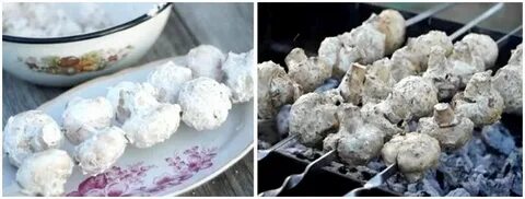Как замариновать грибы для жарки на мангале