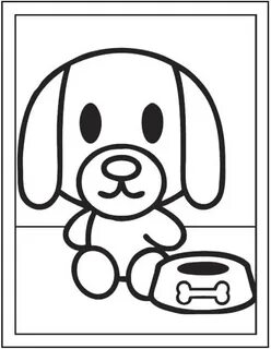 Mewarnai Gambar: Menggambar Anjing Berbaring - Mewarnai.Net