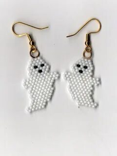 Сережки из бисера фигурки