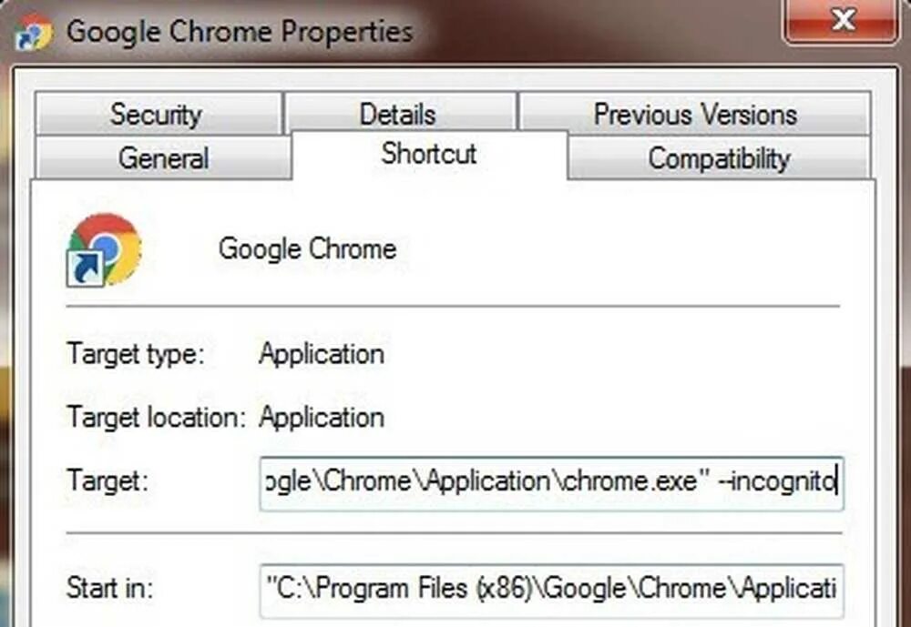 Как добавить ярлык в гугл хром. Как создать локальный ярлык chrome. безопасность google инкогнито.