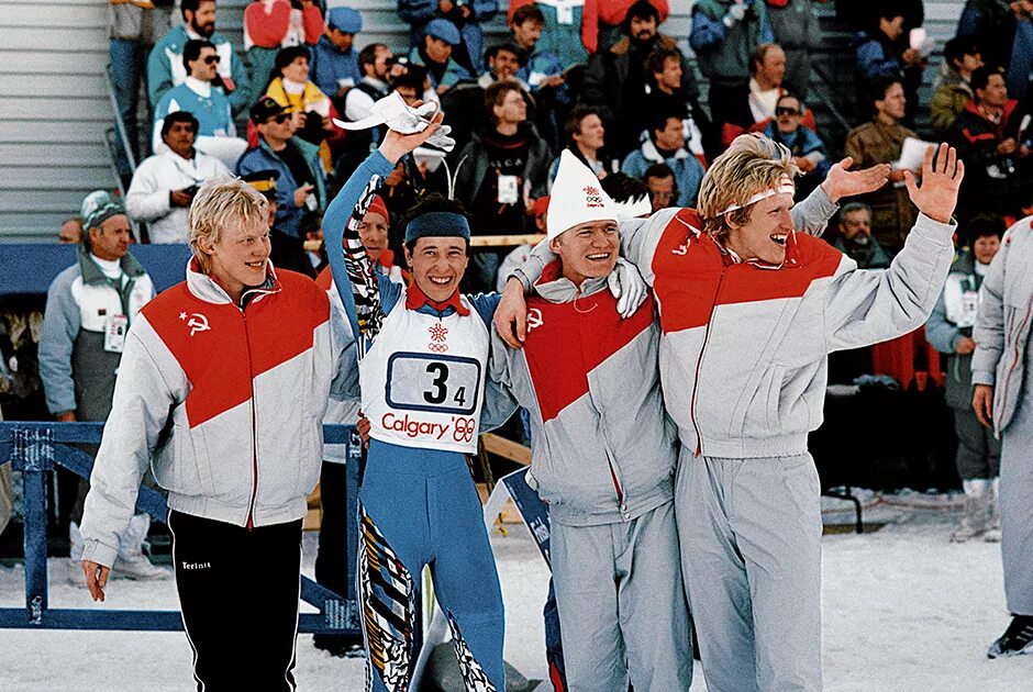 Калгари 1988 Олимпийская сборная СССР.