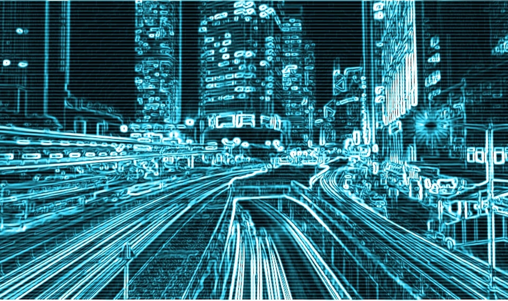 Информационные технологии города. Цифровой фон. город абстракция. технологичный фон. цифровые технологии.