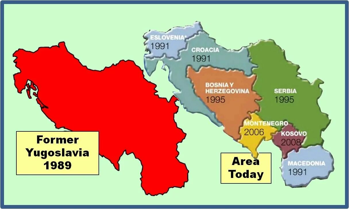 Карта Югославии 1991. Распад Югославии карта. Карта Югославии 1989. Карта Югославии после распада.