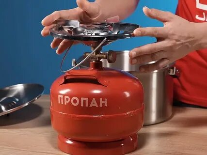 Газовый баллон для настольной плиты