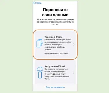 Как перенести все на новый iphone