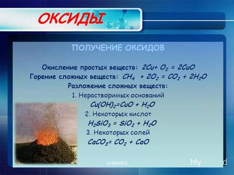 Окисление оксидов. Горение простых и сложных веществ. Горение оксидов. Реакция горения сложных веществ. Sio класс оксида