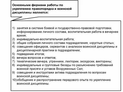Система работы по дисциплине