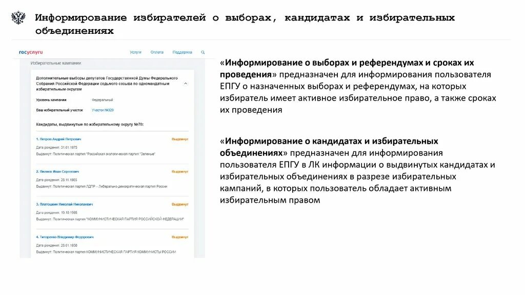 Формы информирования избирателей. Информирование о кандидатах. Жалоба на действия избирательной комиссии. Показатели организационной фрагментарности. Информационное обеспечение выборов.